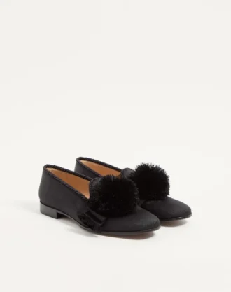 bowow mokassin aus moir stoff 2 330x417 - Bowow Mokassin aus Moir&eacute;-Stoff